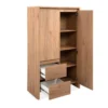 Armoire bois 2 portes et 2 tiroirs