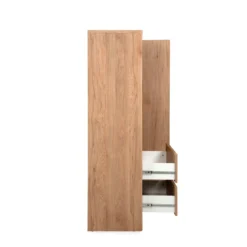 Armoire bois 2 portes et 2 tiroirs
