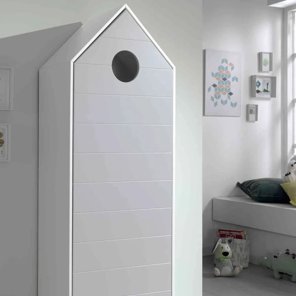 Armoire cabane enfant en bois - AR2027-1