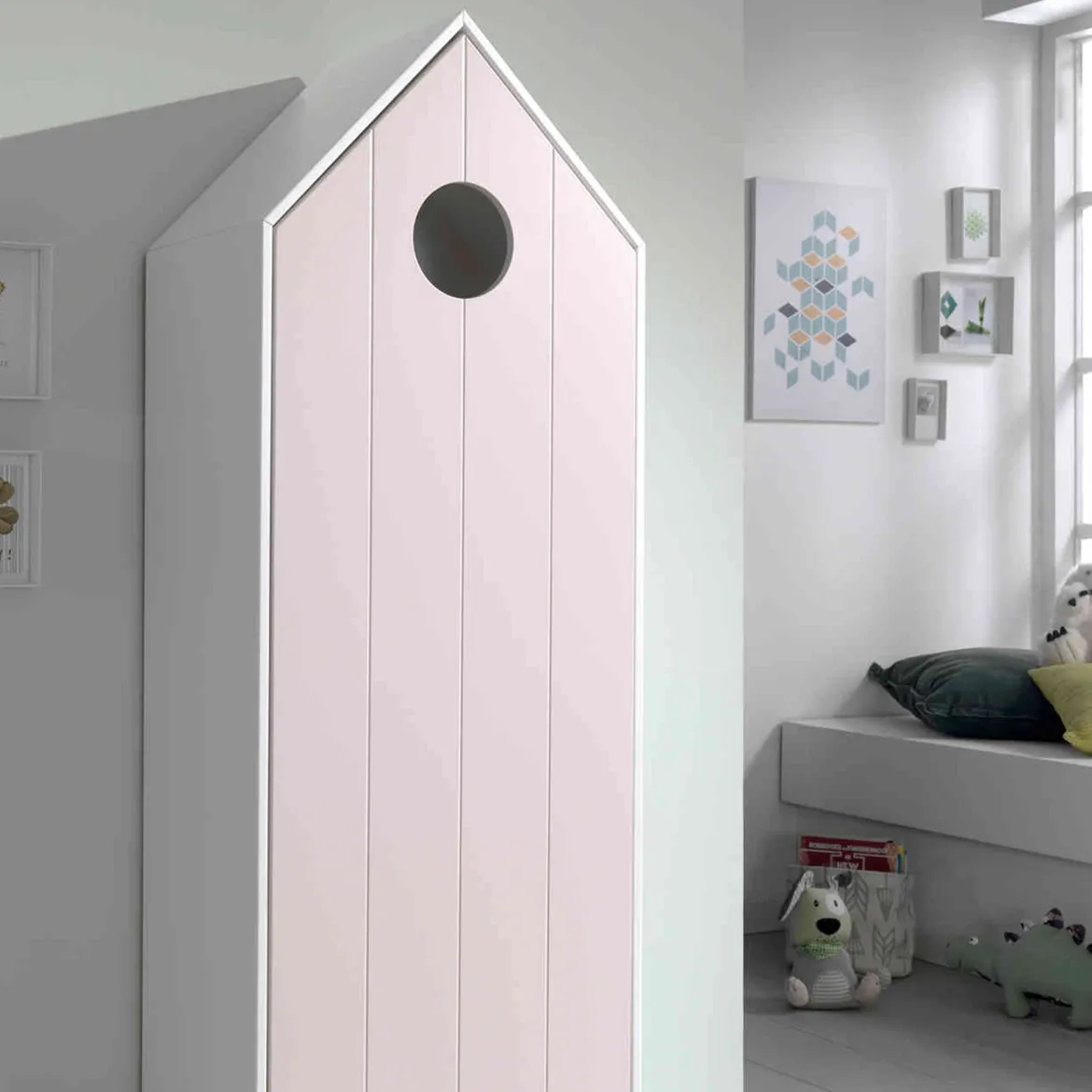Armoire cabane enfant en bois - AR2027-1