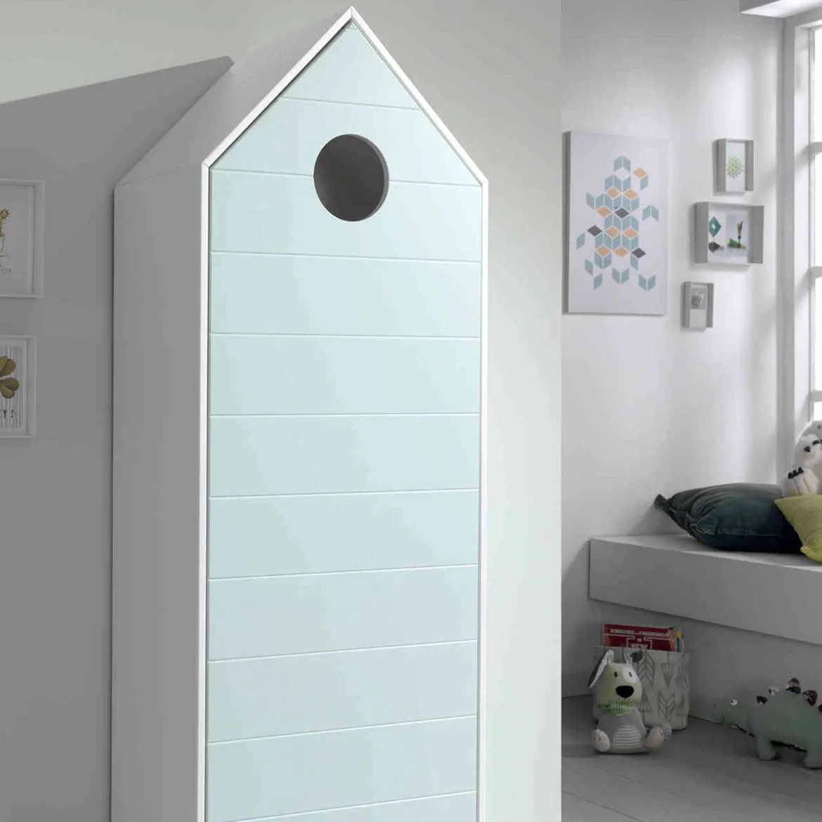 Armoire cabane enfant en bois - AR2027-1