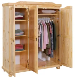 Armoire en bois massif 3 portes