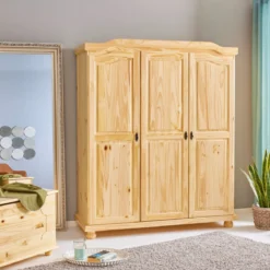 Armoire en bois massif 3 portes