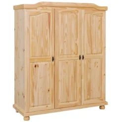 Armoire en bois massif 3 portes