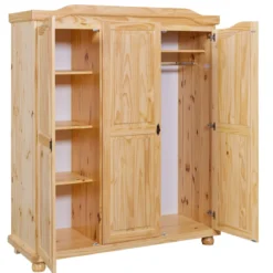 Armoire en bois massif 3 portes