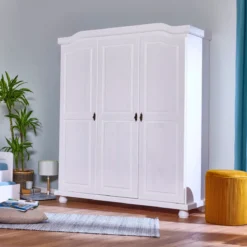 Armoire en bois massif 3 portes