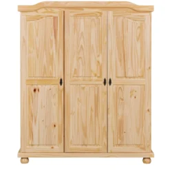 Armoire en bois massif 3 portes