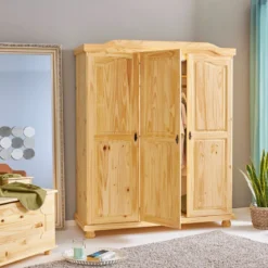 Armoire en bois massif 3 portes