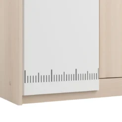 Armoire enfant 2 portes bicolore PIA