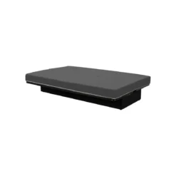 Banquette clic-clac unie avec housse + 2 coussins - CC10003