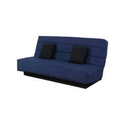 Banquette clic-clac unie avec housse + 2 coussins - CC10003
