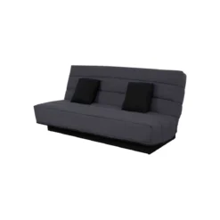Banquette clic-clac unie avec housse + 2 coussins - CC10003