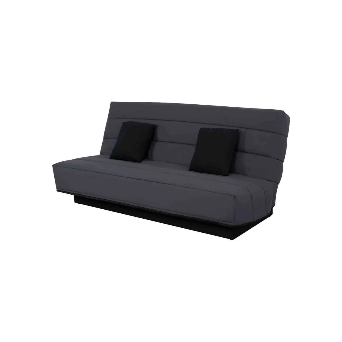 Banquette clic-clac unie avec housse + 2 coussins - CC10003