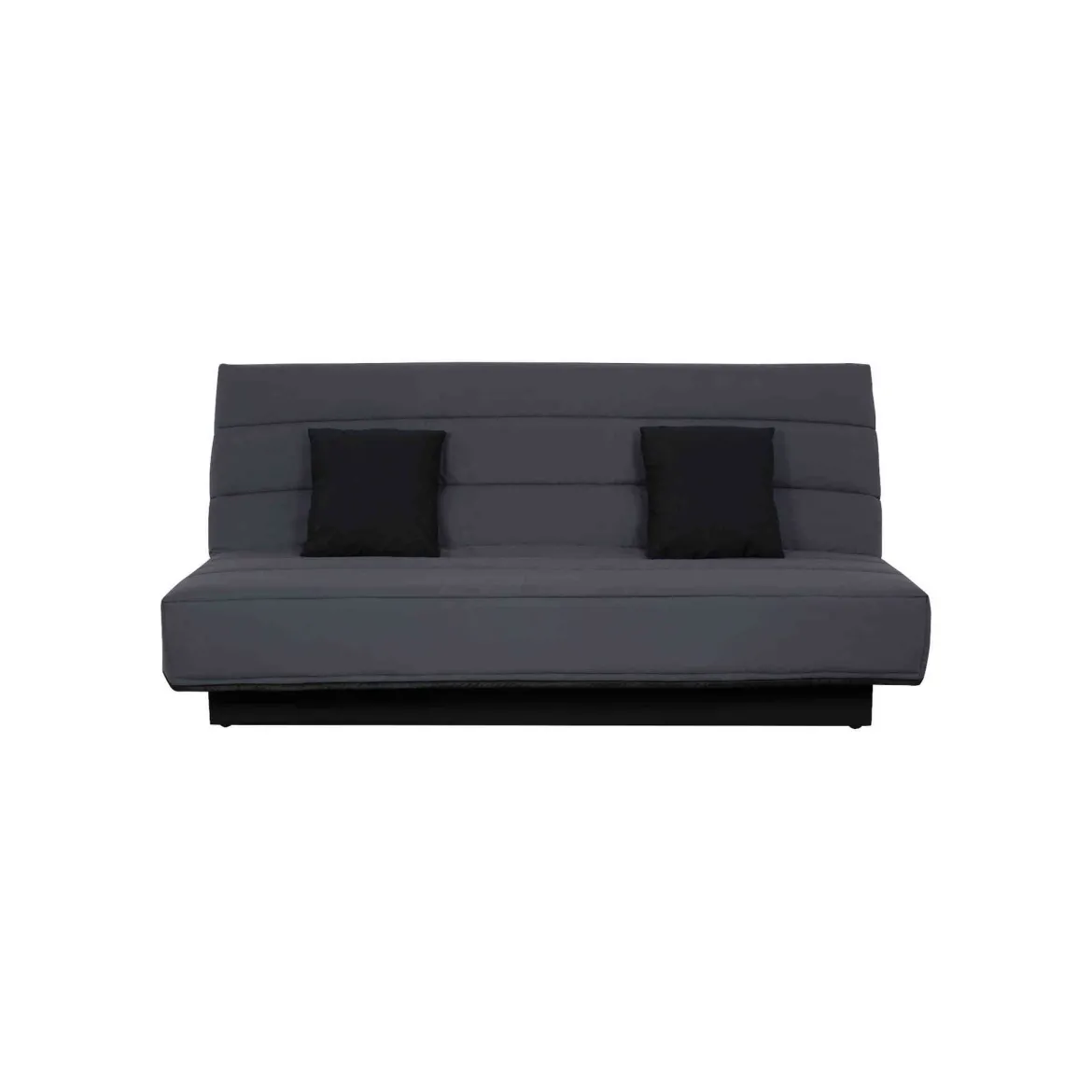 Banquette clic-clac unie avec housse + 2 coussins - CC10003