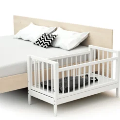 Berceau cododo en bois + matelas 40x80