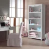 Bibliothèque bois blanc - BI2001