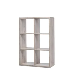 Bibliothèque 6 cases en bois - BI7077