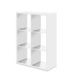 Bibliothèque 6 cases en bois - BI7077