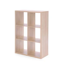Bibliothèque 6 cases en bois - BI7077
