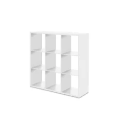 Bibliothèque 9 cases en bois - BI7078