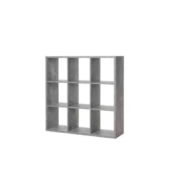 Bibliothèque 9 cases en bois - BI7078