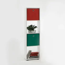 Bibliothèque 4 cases en bois - BI13010