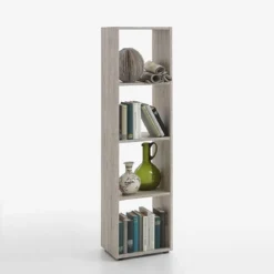 Bibliothèque 4 cases en bois - BI13010