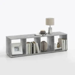 Bibliothèque 4 cases en bois - BI13010