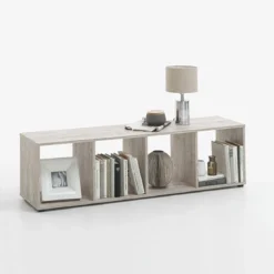 Bibliothèque 4 cases en bois - BI13010