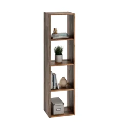 Bibliothèque 4 cases en bois - BI13010