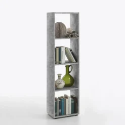 Bibliothèque 4 cases en bois - BI13010
