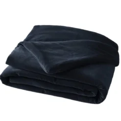 Bout de lit velours de coton 90x200 cm