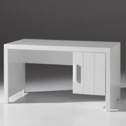 Bureau blanc 1 porte enfant BU2011 - Terre de Nuit