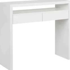 Bureau coulissant avec tiroirs en bois - BU0055