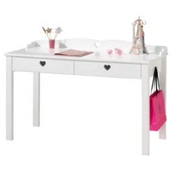 Bureau en bois blanc BU2001