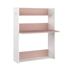 Bureau enfant à paroi en bois blanc - BU9017