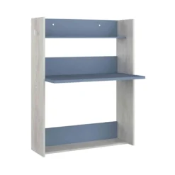 Bureau enfant à paroi en bois grisé - BU9018