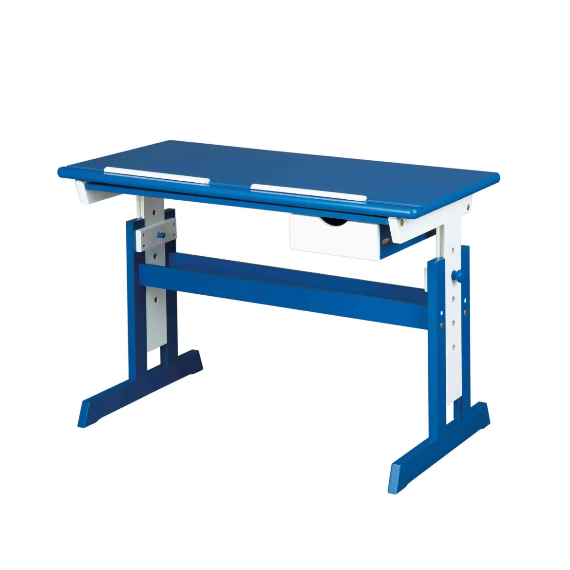 Bureau enfant à plan inclinable + tiroir en bois - BU12058