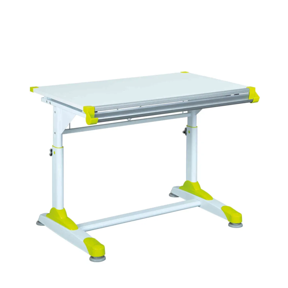 Bureau enfant à plan inclinable en bois blanc - BU12061