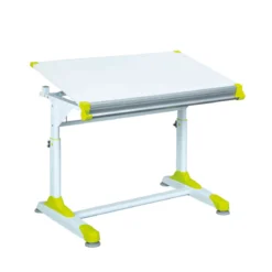 Bureau enfant à plan inclinable en bois blanc - BU12061