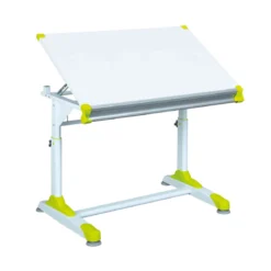 Bureau enfant à plan inclinable en bois blanc - BU12061