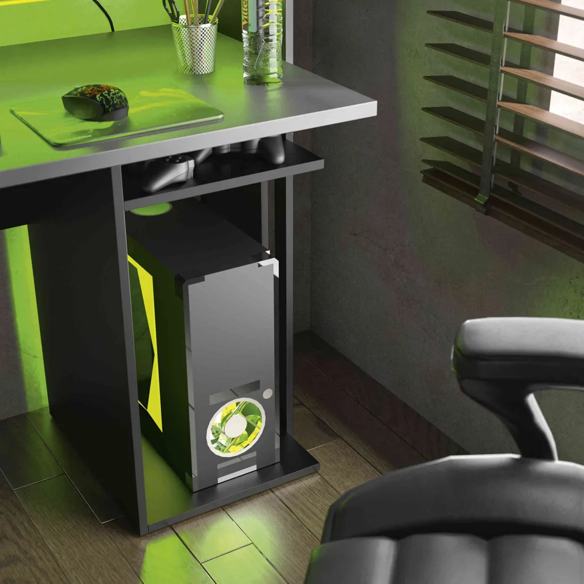 Bureau gaming à LED avec environnement - BU5061
