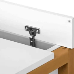 Bureau 1 niche 1 tiroir en bois - BU006