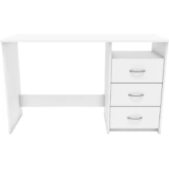 Bureau 1 niche + 3 tiroirs - Terre de Nuit