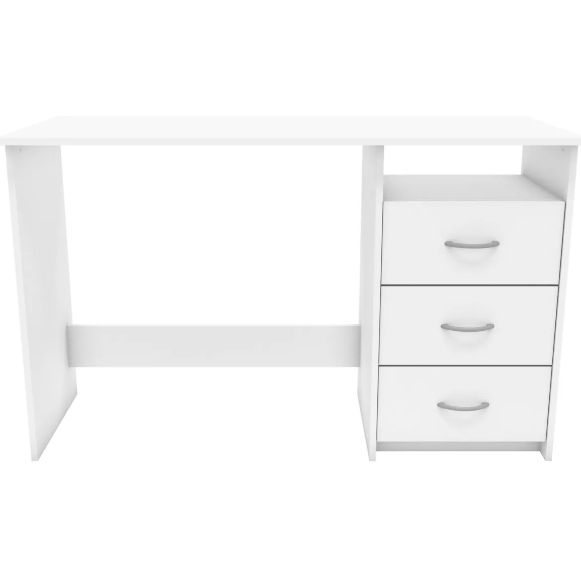 Bureau 1 niche + 3 tiroirs - Terre de Nuit
