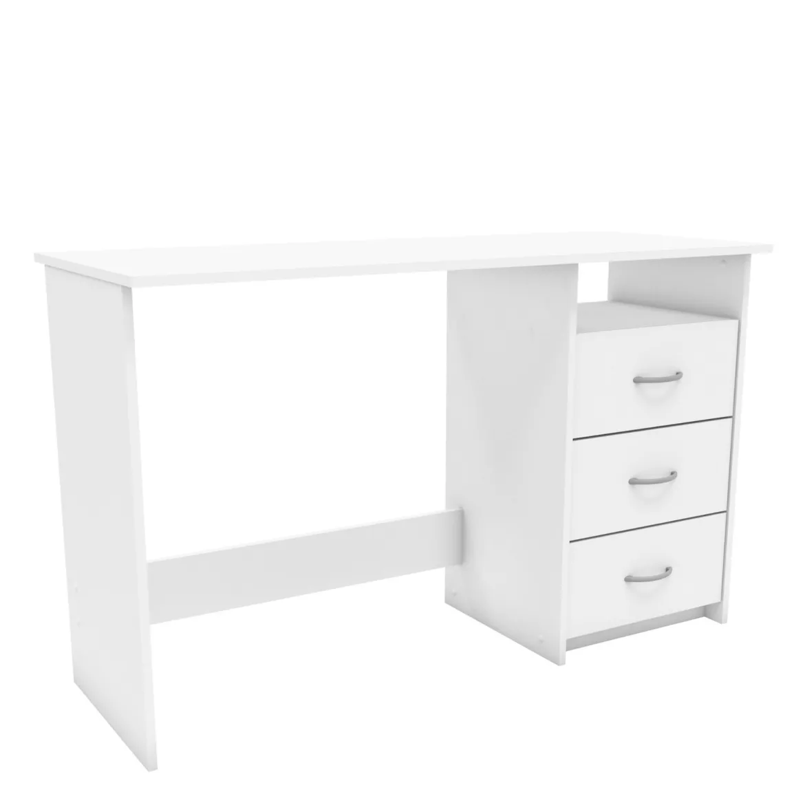 Bureau 1 niche + 3 tiroirs - Terre de Nuit