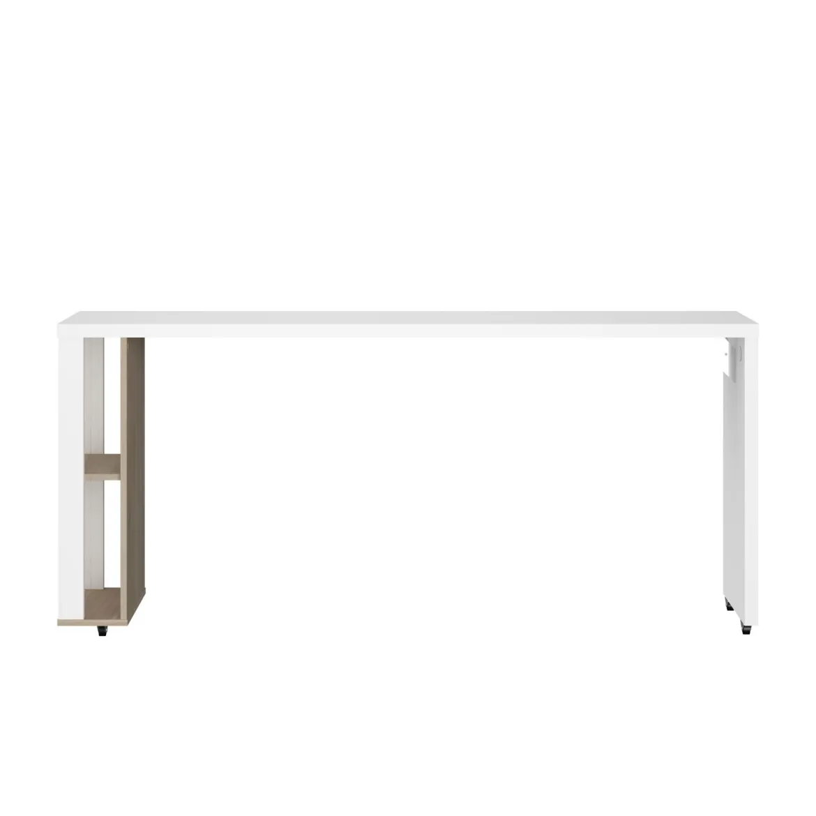 Bureau sur roulettes bicolore GABY
