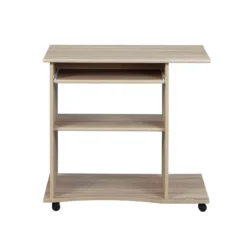Bureau sur roulettes en bois