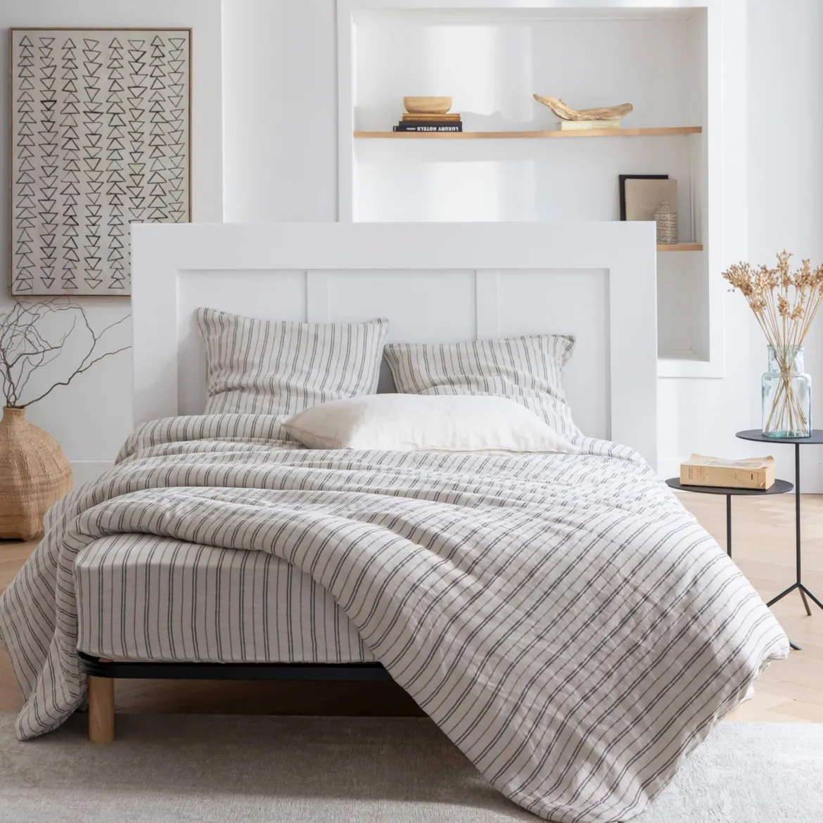 Cadre à lattes resserrées compatible matelas ressorts - SOMEO