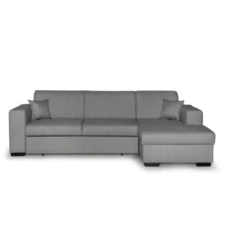Canapé convertible d'angle droit 4 places en tissu - CA00003
